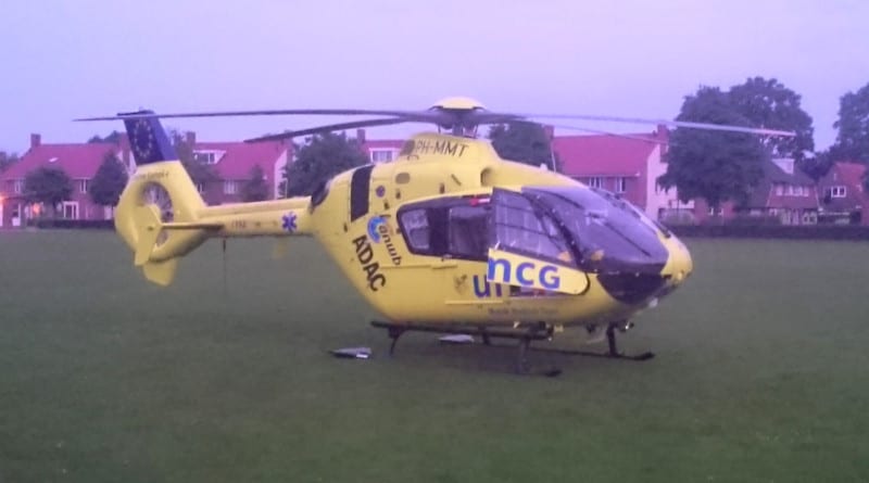 Traumahelikopter van de ANWB MAA